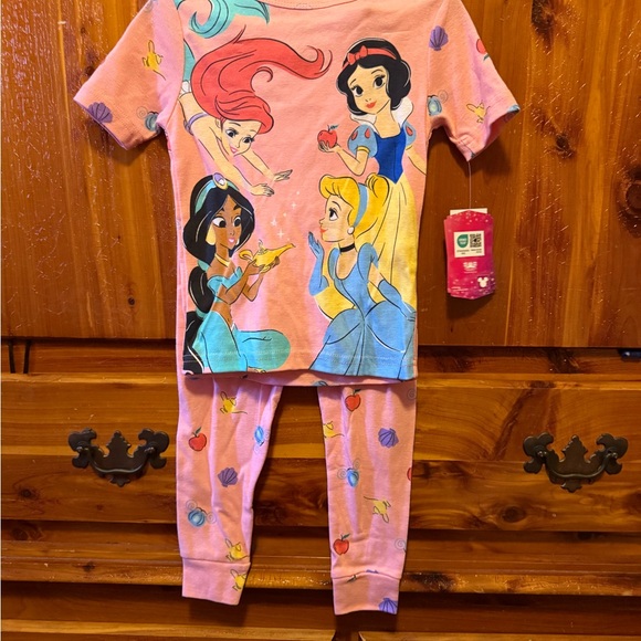 Disney Other - Disney Pink Pajama Set with Princess Theme